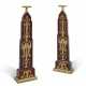 A PAIR OF EMPIRE-STYLE ORMOLU-MOUNTED MAHOGANY DOORSTOPS - фото 1