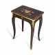 A LOUIS XV ORMOLU-MOUNTED VERNIS MARTIN OCCASSIONAL TABLE - photo 1