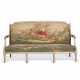 A LOUIS XVI CREAM-PAINTED CANAPE - photo 1