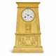 AN EMPIRE ORMOLU MANTEL CLOCK - фото 1