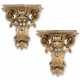 A PAIR OF REGENCE GILTWOOD BRACKETS - фото 1