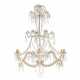 A LOUIS XV-STYLE ROCK CRYSTAL AND GILT-METAL SIX-LIGHT CHANDELIER - фото 1
