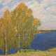 TIMKOV, NIKOLAI (1912-1993) Autumn Day , signed, also further signed, titled in Cyrillic and dated 1980 on the reverse. - Foto 1
