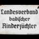 Emailleschild: Landesverband badischer Rinderzüchter. - Foto 1