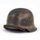 Wehrmacht, Stahlhelm M 42 mit Normandie-Tarnung. - фото 1