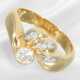 Ring: vintage brilliant-cut diamond gold ring, app… - photo 1