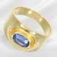 Ring: very beautiful high quality sapphire ring, a… - фото 1