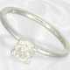 Modern solitaire brilliant-cut diamond goldsmith r… - photo 1