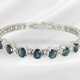 Bracelet: decorative vintage sapphire/diamond brac… - фото 1