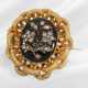 Brooch/pin: rare, antique and high quality onyx/di… - photo 1