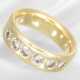 Ring: modern, extremely solid 18K gold brilliant-c… - photo 1
