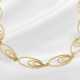 Chain/necklace: very decorative vintage 18K gold c… - фото 1