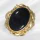 Ring: magnificent and very wide goldsmith ring wit… - photo 1
