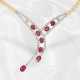 Elegant, very decorative vintage ruby/brilliant-cu… - фото 1