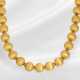 Chain/necklace: unusual 14K gold ball chain… - фото 1