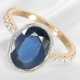 Ring: very valuable, like new sapphire/brilliant-c… - photo 1
