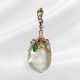 Pendant: antique pendant with large natural pearl,… - фото 1