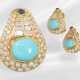 Extremely decorative turquoise/sapphire jewellery … - фото 1