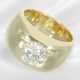 Ring: very high-quality brilliant-cut diamond soli… - photo 1