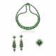 SUITE OF JADEITE AND DIAMOND JEWELLERY - Foto 1