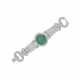 TRABERT & HOEFFER MAUBOUSSIN CARVED EMERALD AND DIAMOND BRACELET - Foto 1