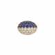 CARTIER SAPPHIRE AND DIAMOND `BOULE` RING - photo 1