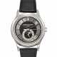 PATEK PHILIPPE. AN ATTRACTIVE 18K WHITE GOLD AUTOMATIC ANNUAL CALENDAR WRISTWATCH WITH SWEEP CENTER SECONDS, MOON PHASES, AND 24-HOUR INDICATION - Foto 1