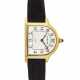 CARTIER. A VERY RARE AND UNUSUAL 18K GOLD LIMITED EDITION BELL-SHAPED WRISTWATCH - Foto 1