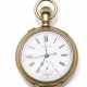 Goldene Taschenuhr mit Doppelchronograph - photo 1