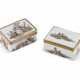 TWO GOLD-MOUNTED MEISSEN PORCELAIN SNUFF BOXES - Foto 1