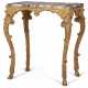 AN EARLY LOUIS XV CARVED GILTWOOD CENTER TABLE - Foto 1