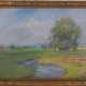 R. Pistorius Impressionistische Landschaft Gouache - Foto 1