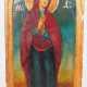 Antike Ikone "Heilige Maria", wohl Rumänien 19. Jh. - photo 1