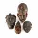 4 afrikanische Masken. - фото 1