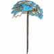 A KINGFISHER FEATHER-EMBELLISHED HAIRPIN - Foto 1