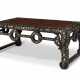 A MOTHER-OF-PEARL-INLAID LACQUERED WOOD AND LACQUER TABLE - фото 1