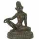 Indra, sitzend Nepal/Indien, wohl Mitte 20. Jh., Bronze pati… - фото 1