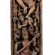 Figurenpaneel mit Shiva Indien, 19./20. Jh., Holz geschnitzt… - photo 1