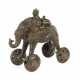 Elefant mit Reiter Indien, 19./20. Jh., Bronze, vollplastisc… - фото 1