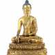 Buddha Shakyamuni 19. Jh., sinotibetisch, Bronze vergoldet,… - фото 1