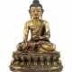 Buddha Shakyamuni 19. Jh. oder früher, sinotibetisch, Bronze… - photo 1