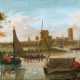 Pieter Jansz. van Asch ''Bootspartie vor einer Stadt'' - photo 1