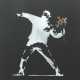 Banksy 1974. ''Blumenwerfer'', verso bez. ''Banksy in Dismal… - Foto 1