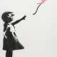 Banksy 1974. ''The Ballon Girl'', verso auf Keilrahmen hands… - фото 1