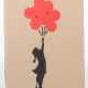 Banksy 1974. ''Floating Ballon Girl'', verso handschriftlich… - photo 1