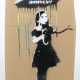 Banksy 1974. ''Umbrella Girl'', verso handschriftlich bez.,… - фото 1