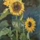 Liebermann, Ernst (1869 - 1960), ''Sonnenblumen'', stilisier… - Foto 1
