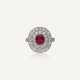 BAGUE RUBIS ET DIAMANTS - photo 1