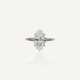 BOUCHERON BAGUE DIAMANT DE 3.96 CARATS ET DIAMANTS - photo 1