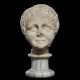 A ROMAN MARBLE HEAD OF A CHILD - фото 1
